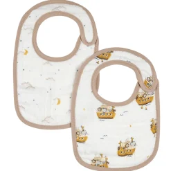 Breastfeeding|Bibs>Petit Lem Lions 2pc Bibs
