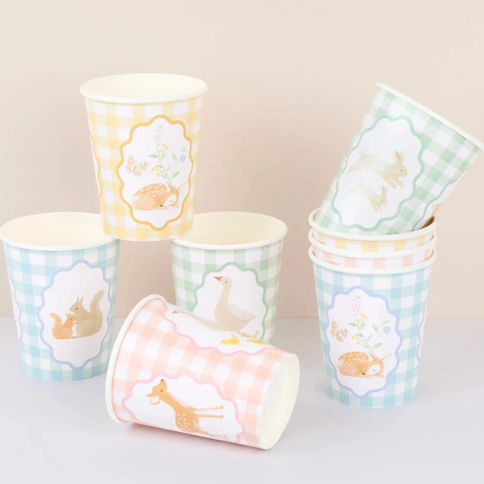 Party Supplies>Meri Meri Little Animals Cups (8)
