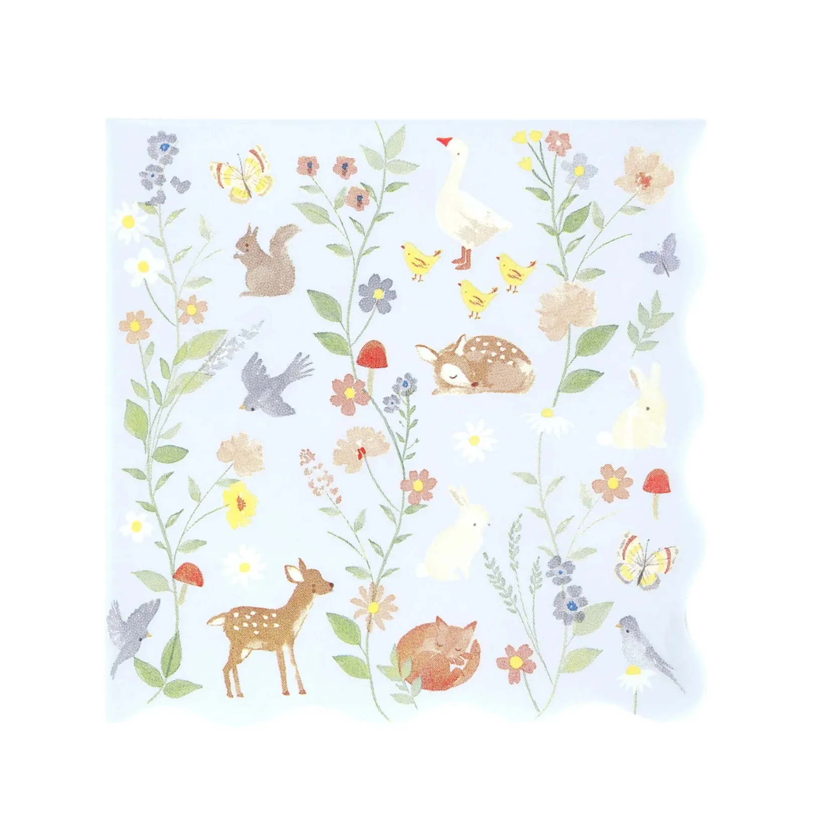 Clearance Little Animals Large Napkins Party Supplies