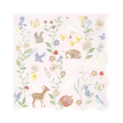 Clearance Little Animals Large Napkins Party Supplies