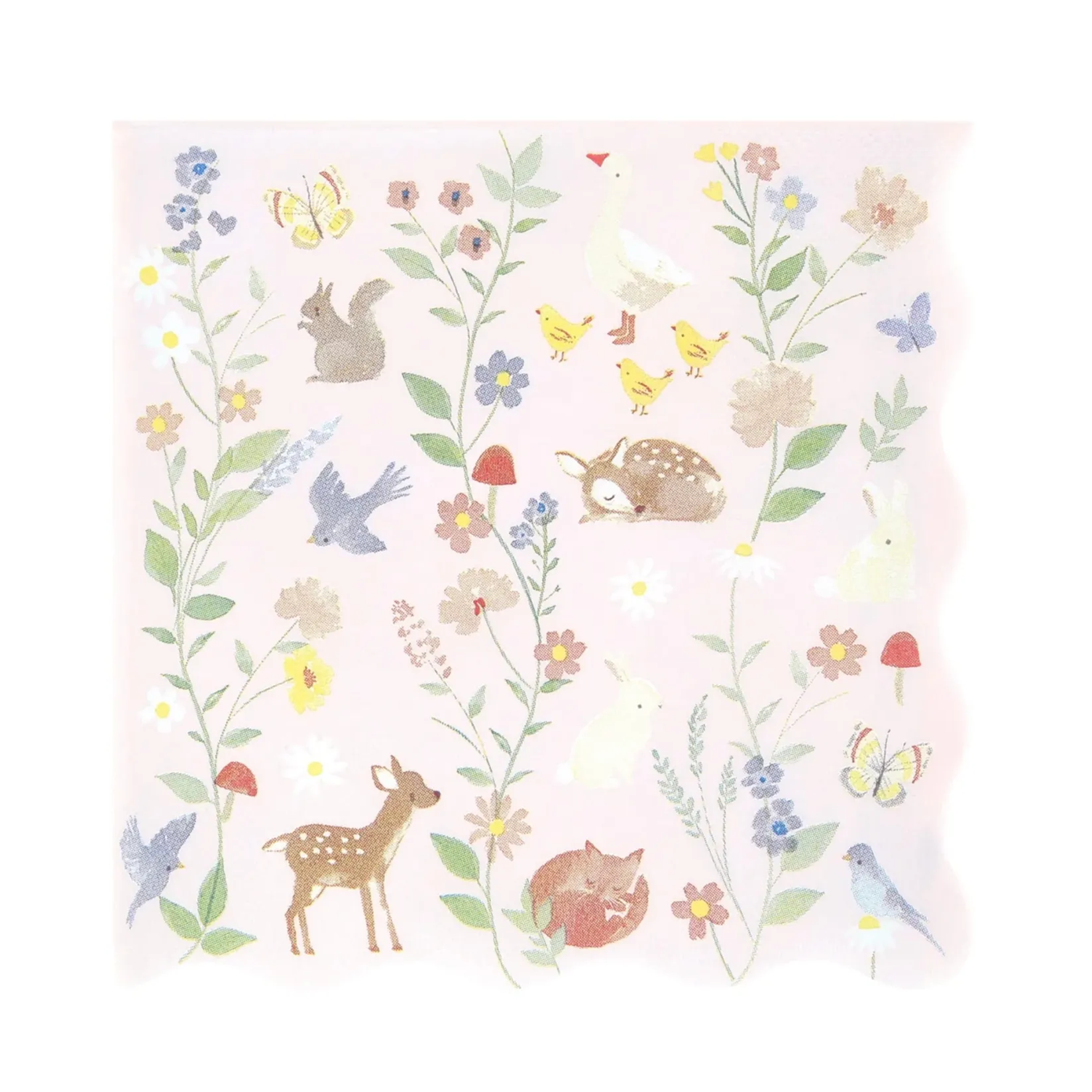 Clearance Little Animals Large Napkins Party Supplies