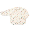 Breastfeeding|Bibs>Loulou Lollipop Long Sleeves Waterproof Bib - French Breakfast