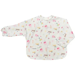 Breastfeeding|Bibs>Loulou Lollipop Long Sleeves Waterproof Bib - Sweet Treats