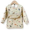 Long-Sleeved Bib - Dinosaur Kids Breastfeeding|Bibs