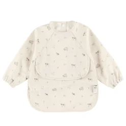 Bibs|Breastfeeding>Micasso Long-sleeved Bib with integrated pocket 6-24m - Farm