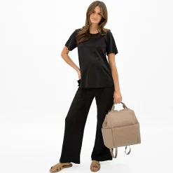 Jeans & Pants>Bella Maternite Lounge Maternity Pants Black