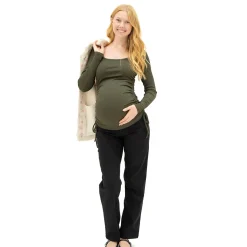 Outlet Lounge Maternity Rib Top Tops