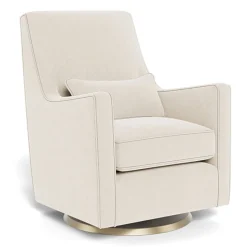 Clearance Luca Rocking and Swivel Chair - Dune / Gold Gliders & Rocking Chairs|Gliders & Rocking Chairs