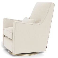 Clearance Luca Rocking and Swivel Chair - Dune / Gold Gliders & Rocking Chairs|Gliders & Rocking Chairs