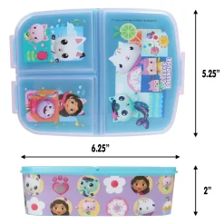 Outlet Lunch Container - Gabby's Dollhouse Kids Snack Bags & Containers|Tableware