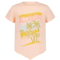 Tops>Billabong Lush Escape T-shirt 4-14 Peach