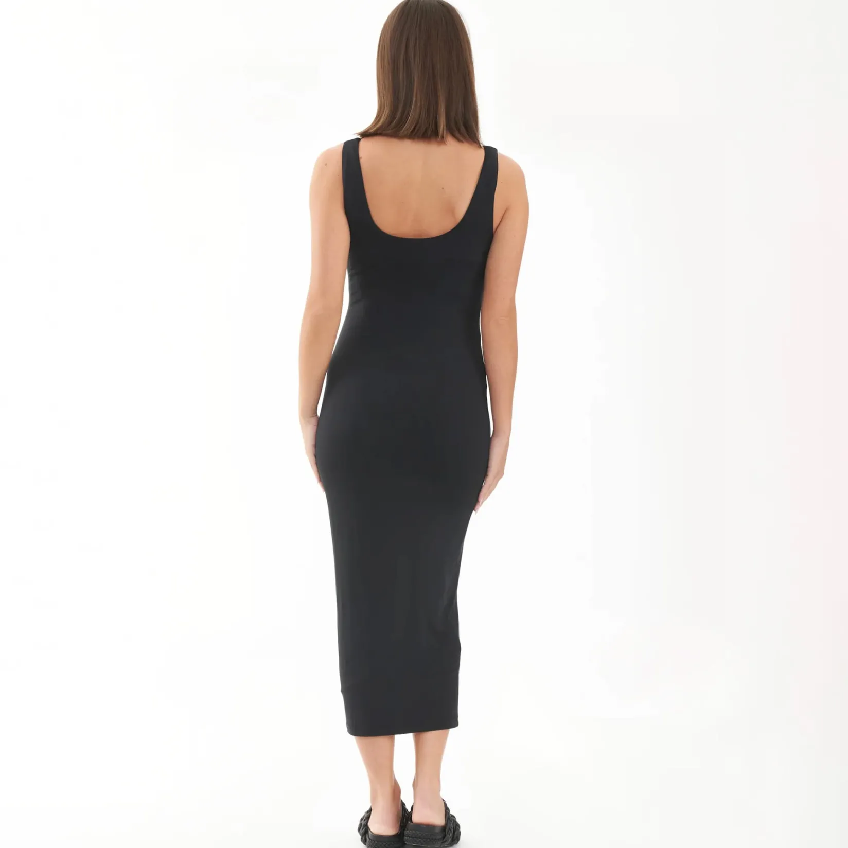 Dresses, Skirts & Jumpsuits>Ripe Luxe Knit Contour Dress Black