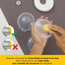New Magic InBra™ yellow valves Breast Pumps|Breastfeeding