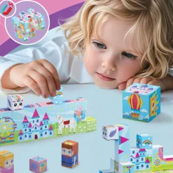 New Magnetic Cube Set - Princess Kids Assembly & Construction