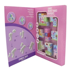 New Magnetic Cube Set - Princess Kids Assembly & Construction