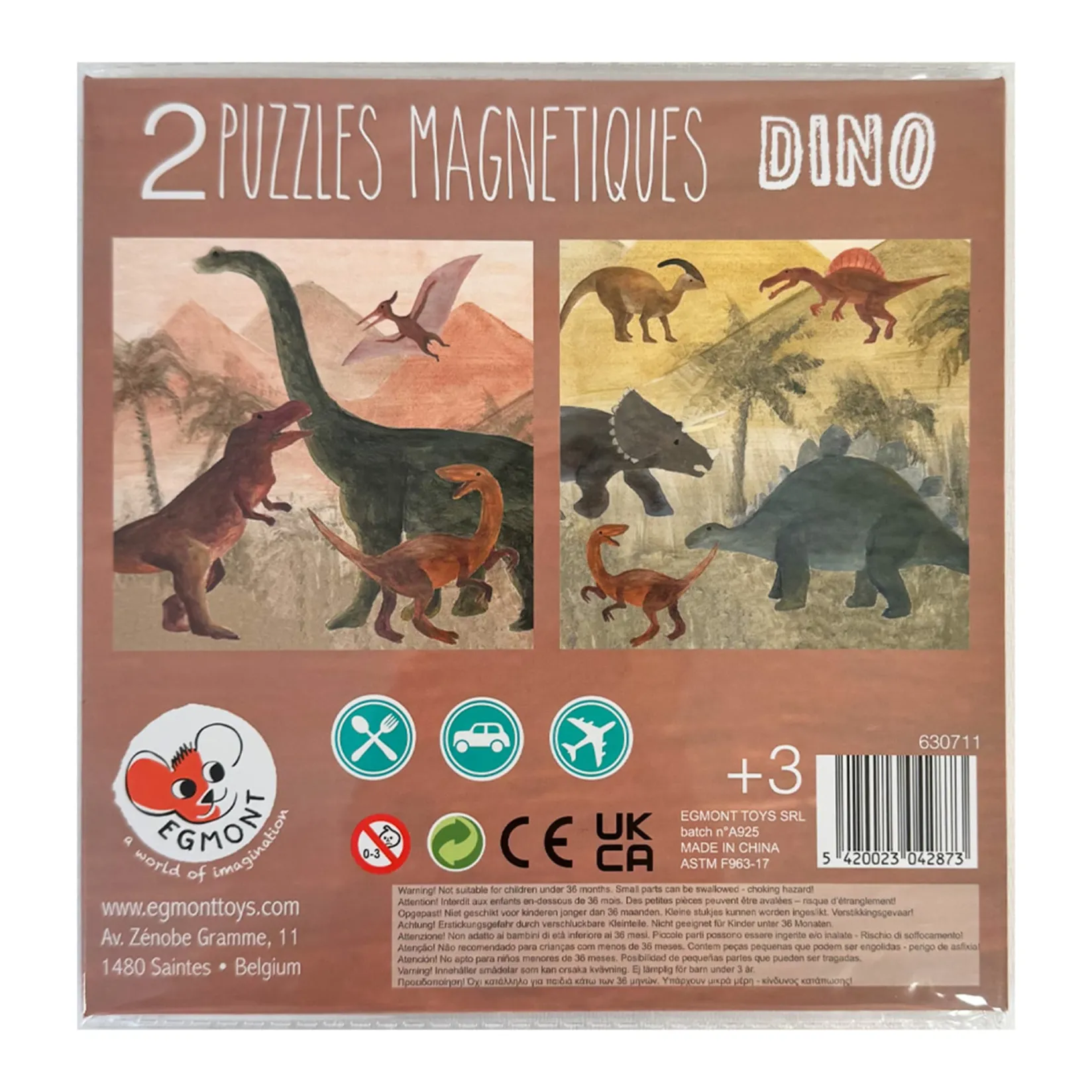 Puzzles>Egmont Magnetic Puzzle - Dino
