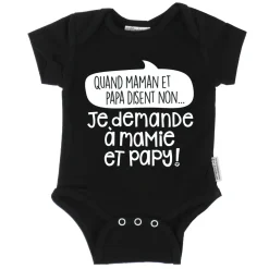 Hot Mamie Papy Bodysuit 3-12m BOY Bodysuits|Bodysuits