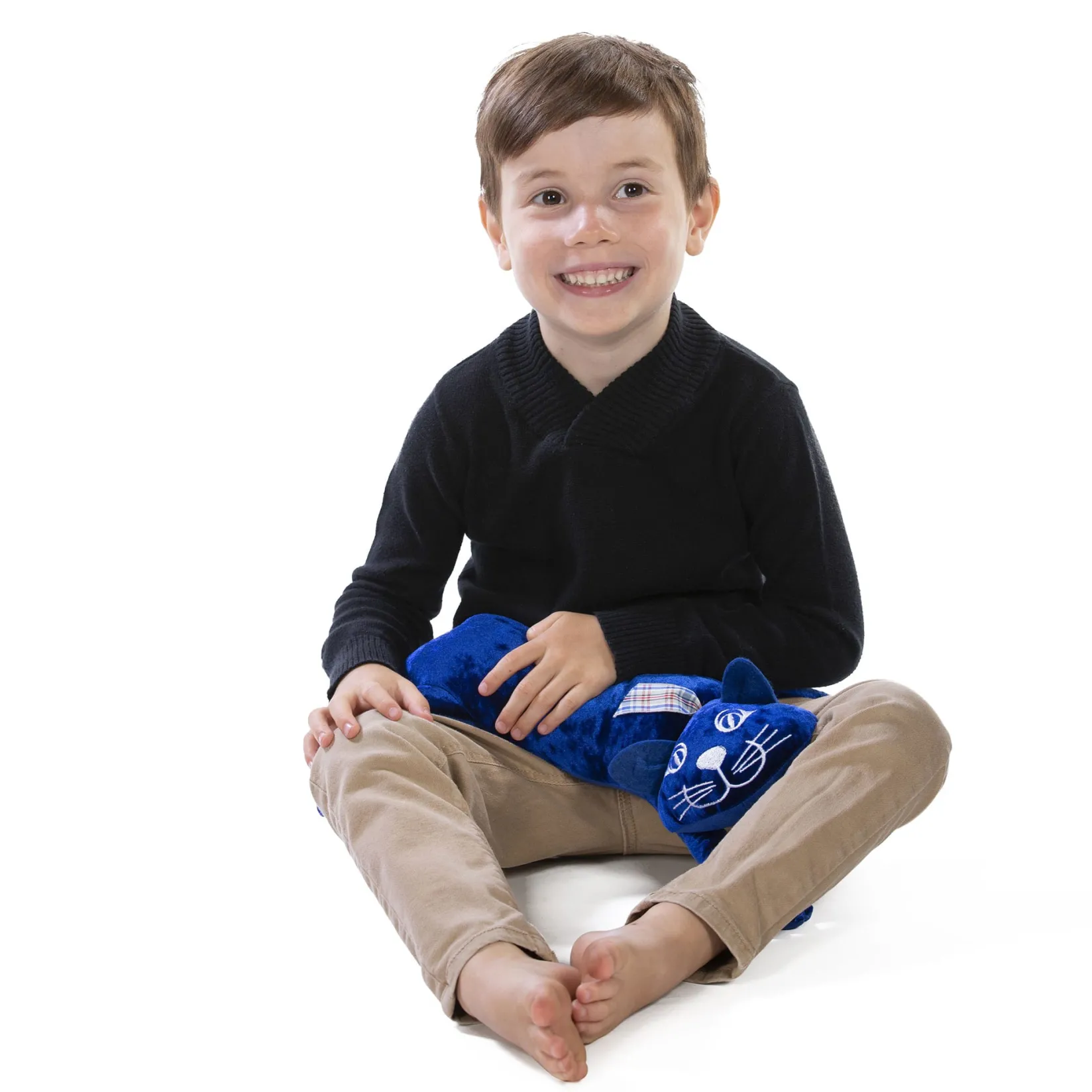 Discount Manimo Weighted Cat 1kg - Blue Kids Educational & Sensory