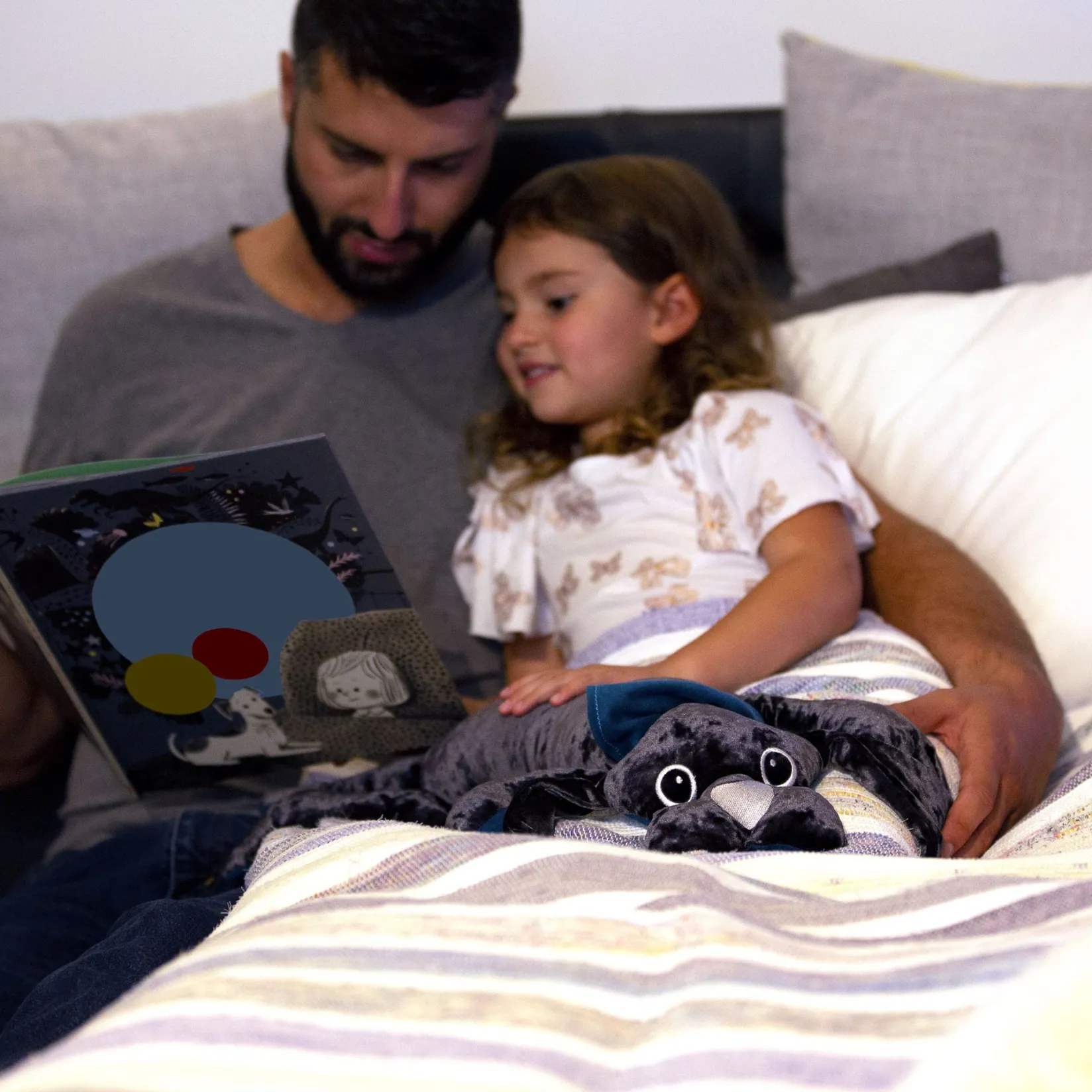 Educational & Sensory>FDMT Manimo Weighted Dog 1kg - Grey