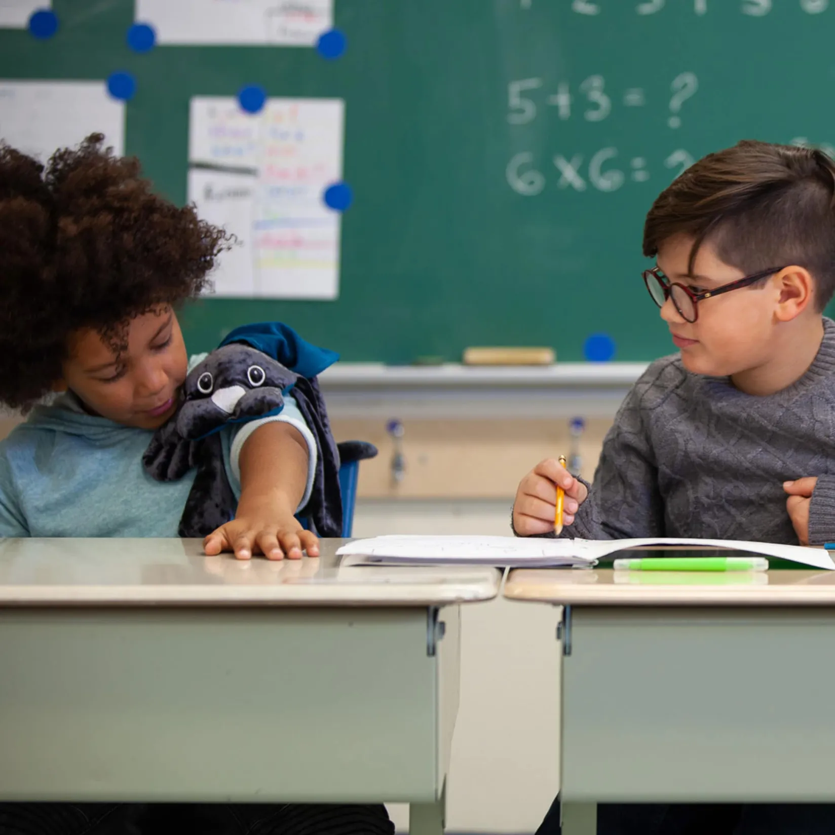 Educational & Sensory>FDMT Manimo Weighted Dog 2kg - Grey