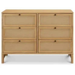 Outlet Margot 6-Drawer Dresser - Honey Storage Furniture