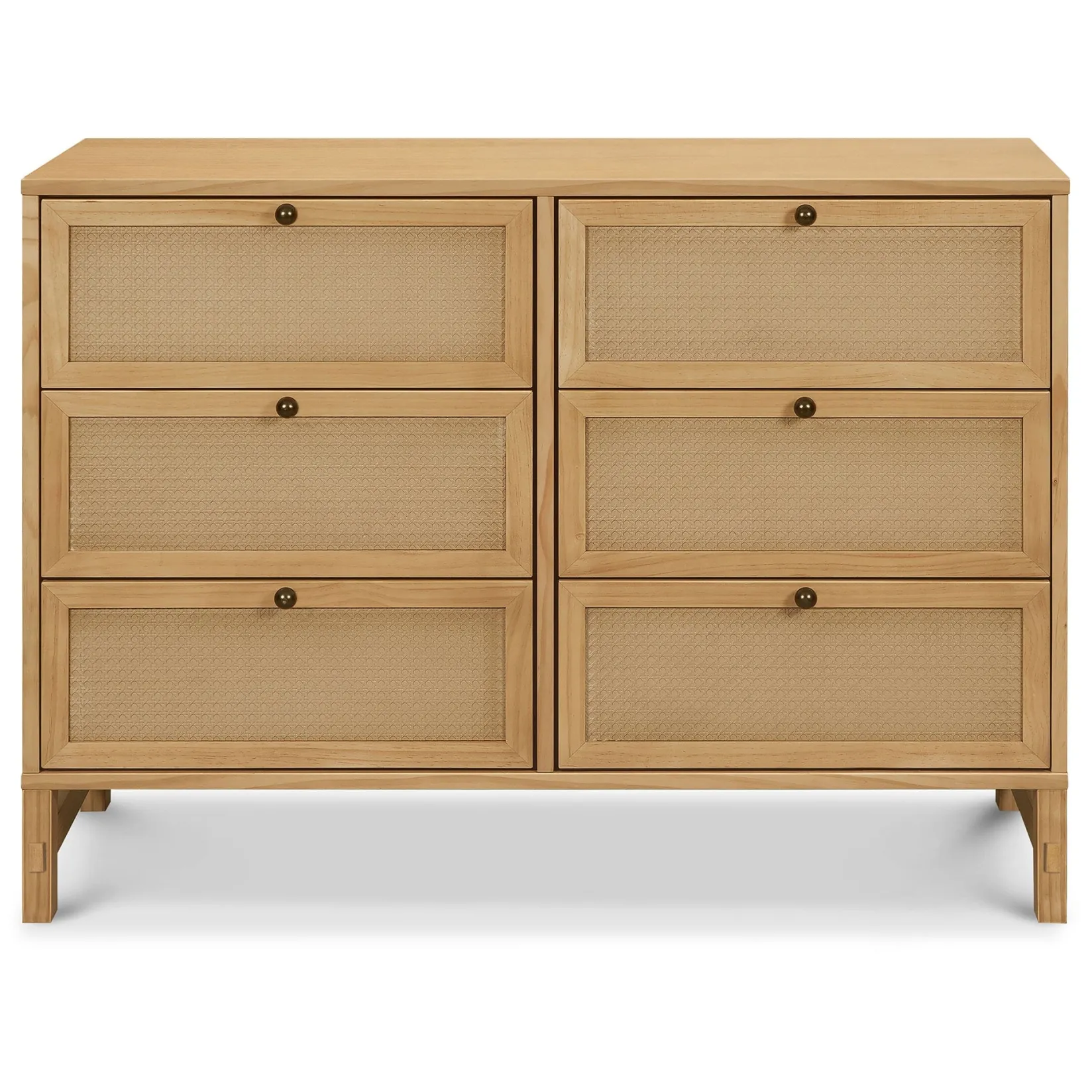 Outlet Margot 6-Drawer Dresser - Honey Storage Furniture