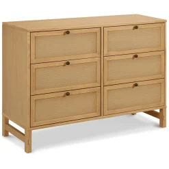 Outlet Margot 6-Drawer Dresser - Honey Storage Furniture