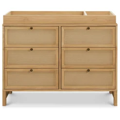 Outlet Margot 6-Drawer Dresser - Honey Storage Furniture