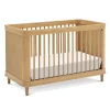 Cribs & Mattresses|Cribs & Mattresses>Namesake Marin with Cane 3-in-1 Convertible Crib - Honey and Honey Cane