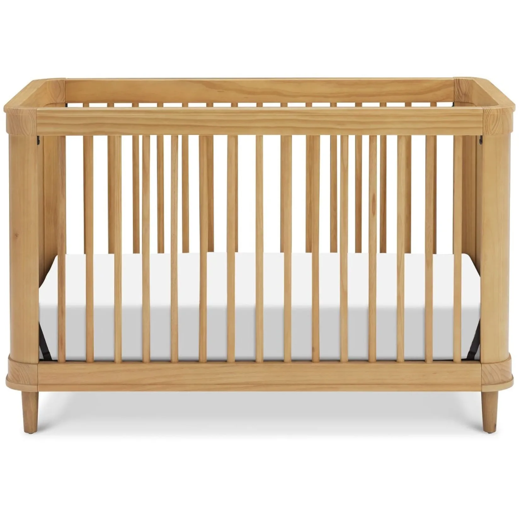 Cribs & Mattresses|Cribs & Mattresses>Namesake Marin with Cane 3-in-1 Convertible Crib - Honey and Honey Cane