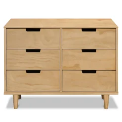 Storage Furniture>DaVinci Marley 6-Drawer Double Dresser - Honey