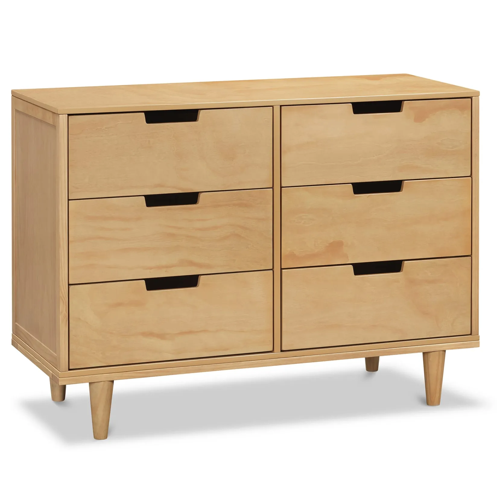 Storage Furniture>DaVinci Marley 6-Drawer Double Dresser - Honey