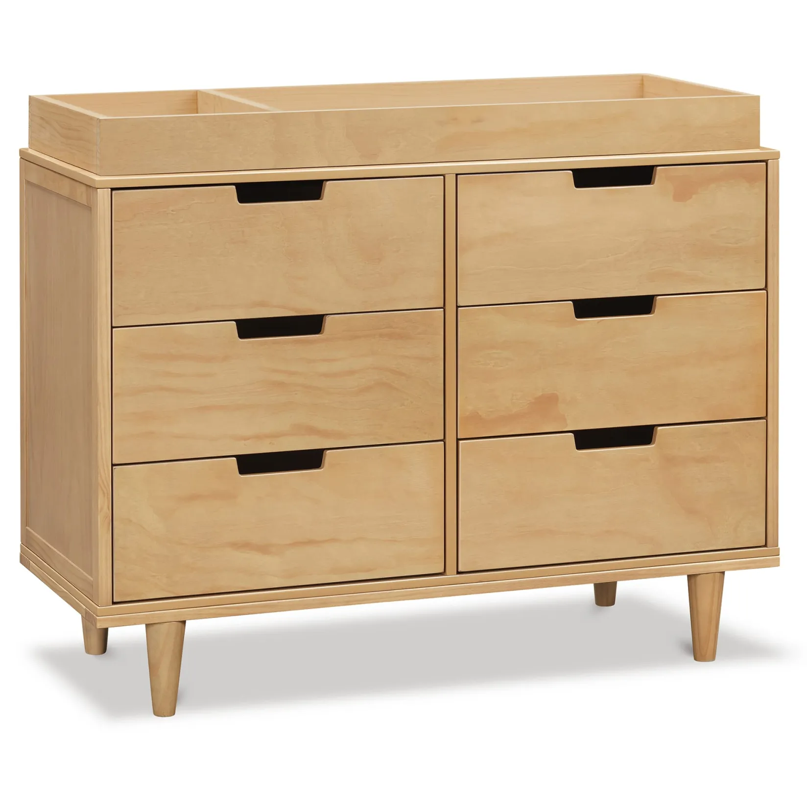 Storage Furniture>DaVinci Marley 6-Drawer Double Dresser - Honey
