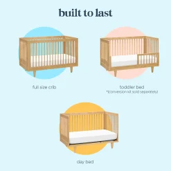 Hot Marley 3-in-1 Convertible Crib - Honey Cribs & Mattresses|Cribs & Mattresses