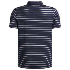 Tops>Under Armour Matchplay Striped Polo 8-6 Navy