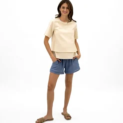 New Maternity Chambray Shorts Shorts
