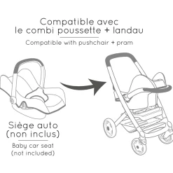 New Maxi Cosi 3-in-1 Stroller - Beige Dolls