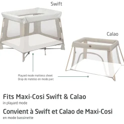 Outlet Swift/Calao Playard Mode Sheets – Set of 2 Kids Sheets|Bedding