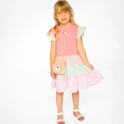 Dresses & Rompers>Deux par Deux Meadow Dress 3-6 Pink