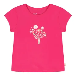Tops>Deux par Deux Meadow T-shirt 3-6 Fuchsia