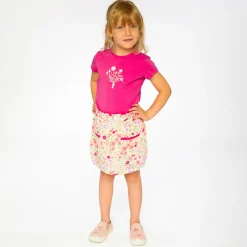 Tops>Deux par Deux Meadow T-shirt 3-6 Fuchsia