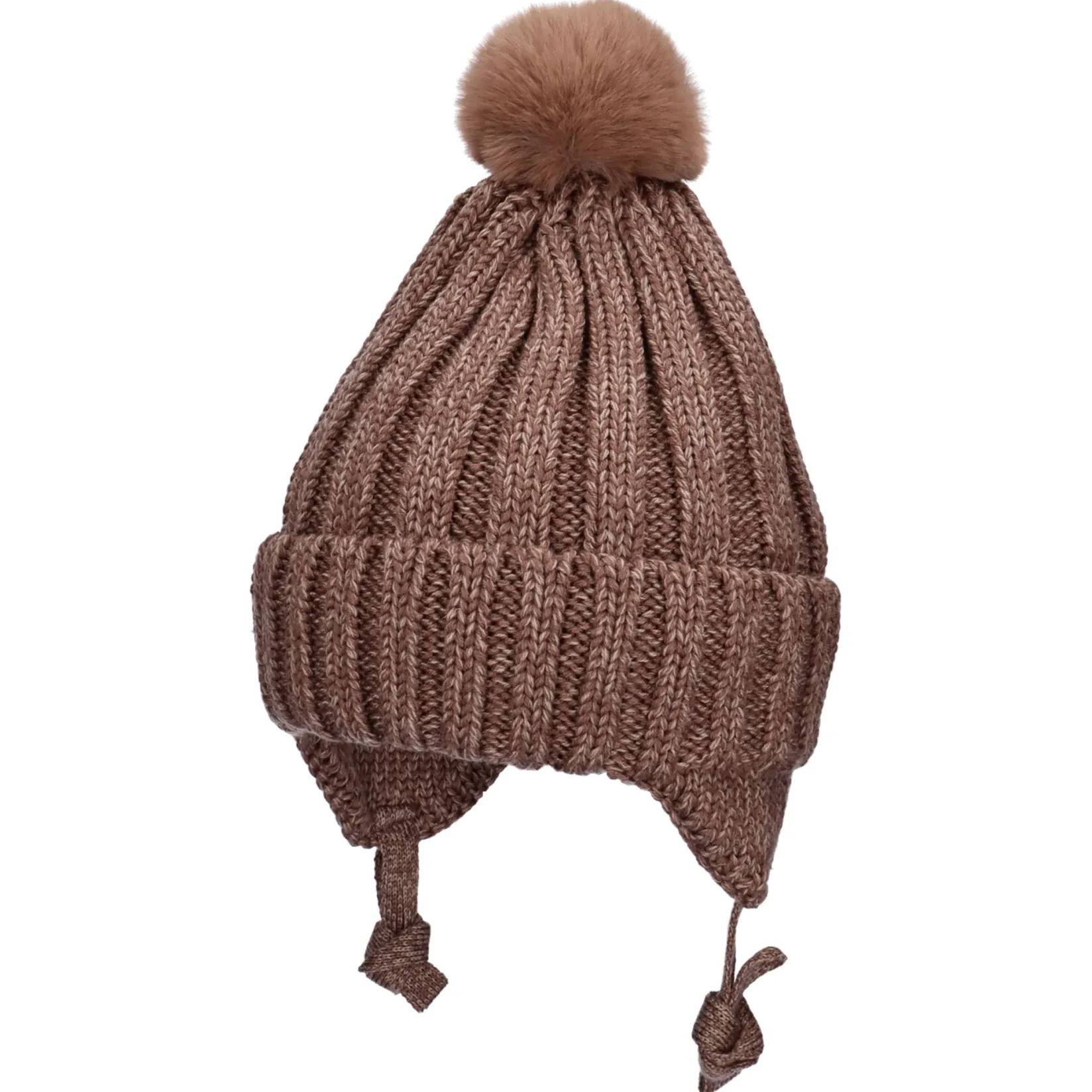 Beanies|Beanies>Tutu Merino Beanie 0-18m Brown