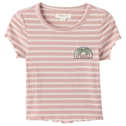 Tops>O'Neill Merrit Stripe T-shirt 7-16 Rose