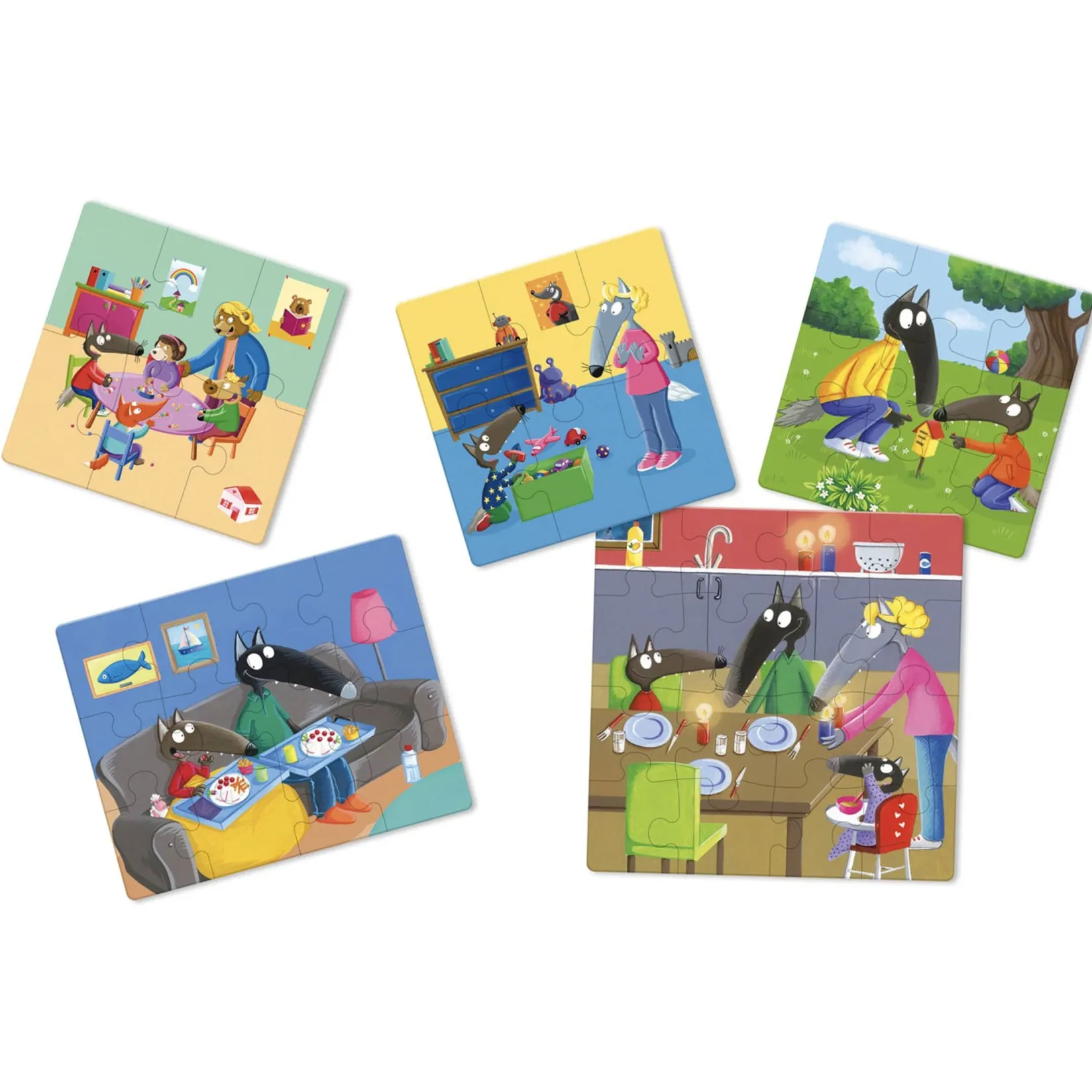 Outlet Mes 5 Puzzles Évolutifs P'tit Loup Kids Puzzles