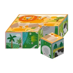 Puzzles>Auzou Mes Cubes Puzzles - Animaux de la Jungle