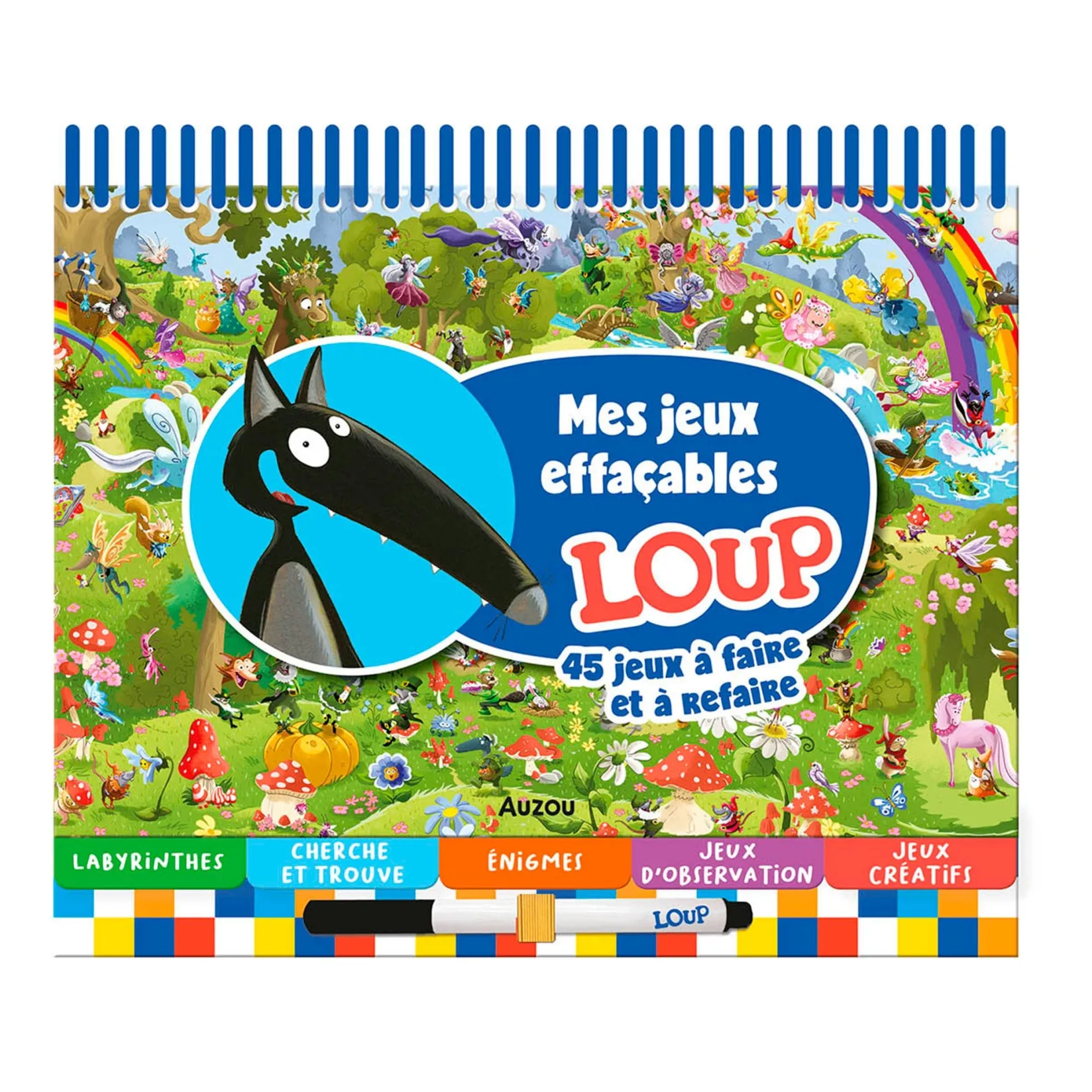 Clearance Mes Jeux Effaçables - Loup 4 Years And Over