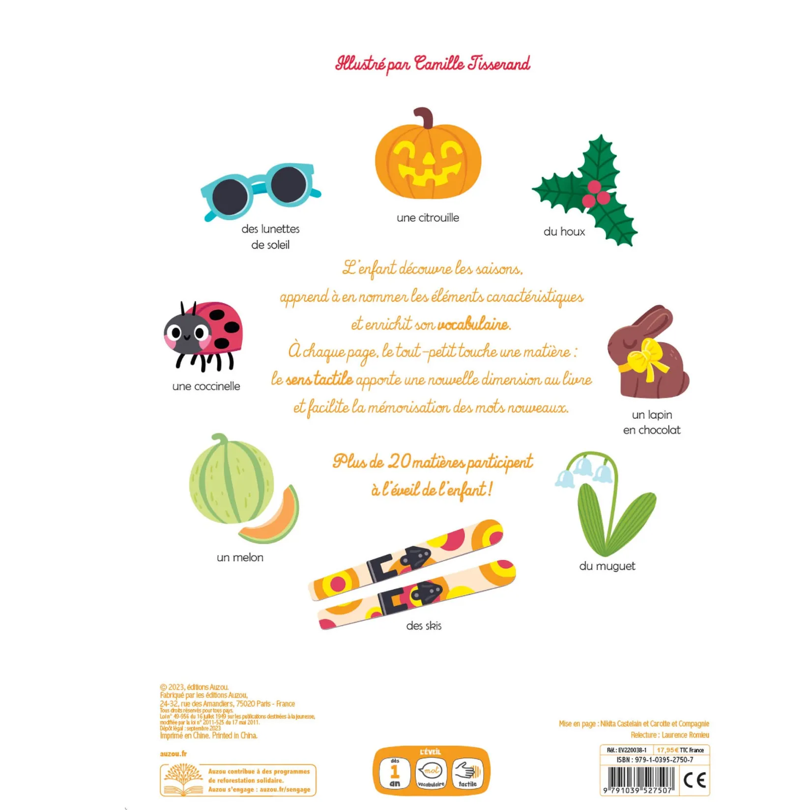 2 Years And Over|Baby 0-2 Years>Auzou Mes Premières Saisons à Toucher