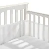 Bed Skirts & Bumpers|Bedding>BreathableBaby Mesh Crib Liner - White