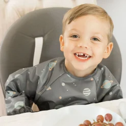 New Mess proof Full Sleeve Bib - Space Kids Bibs|Breastfeeding
