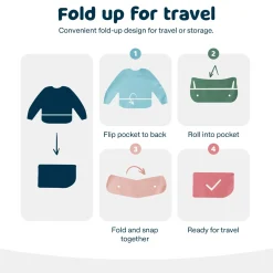 New Mess proof Full Sleeve Bib - Space Kids Bibs|Breastfeeding